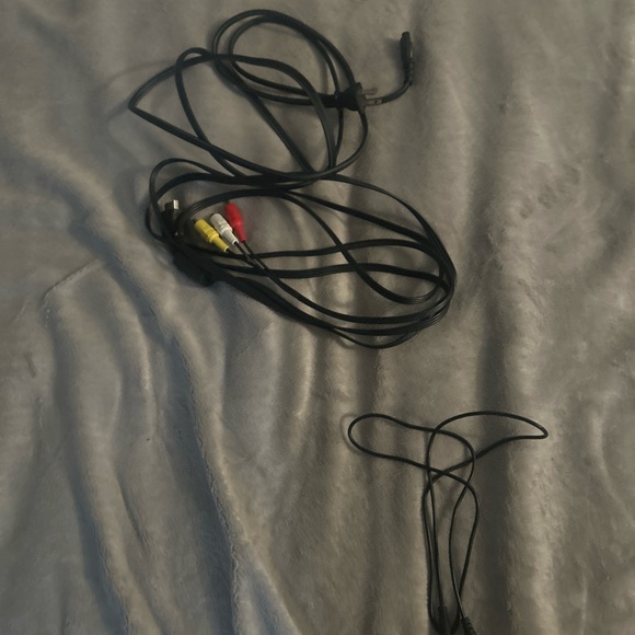 Selling a ps2 with 2 controllers and all the cables, color is black